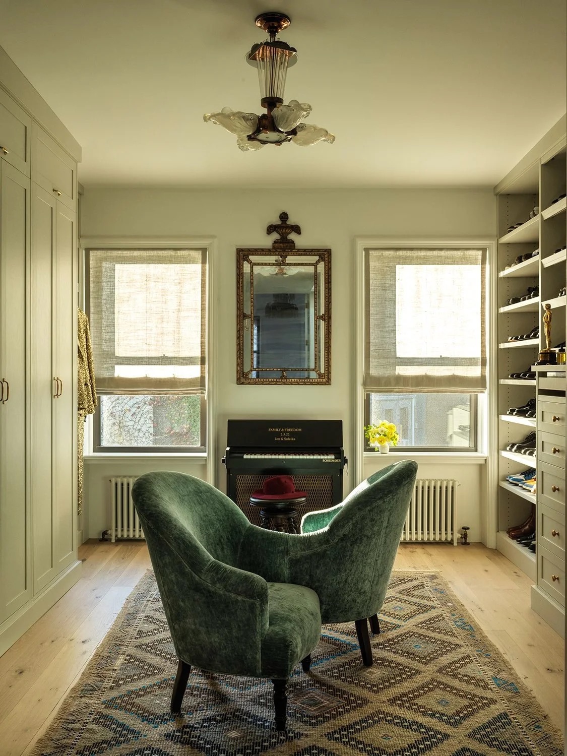A studio space that reflects how the client wants to feel