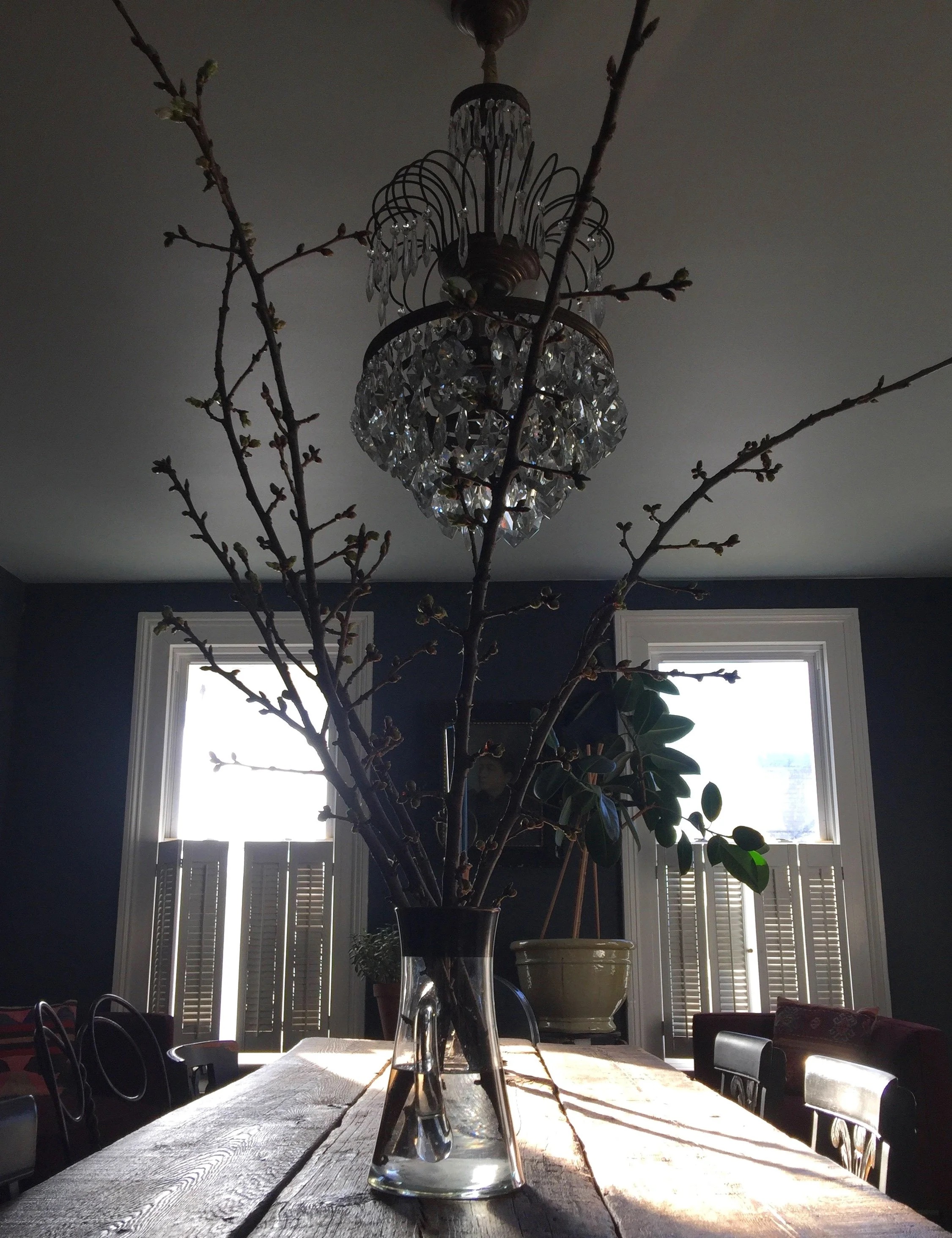 A warm, collected interior detail by Hallie Goodman