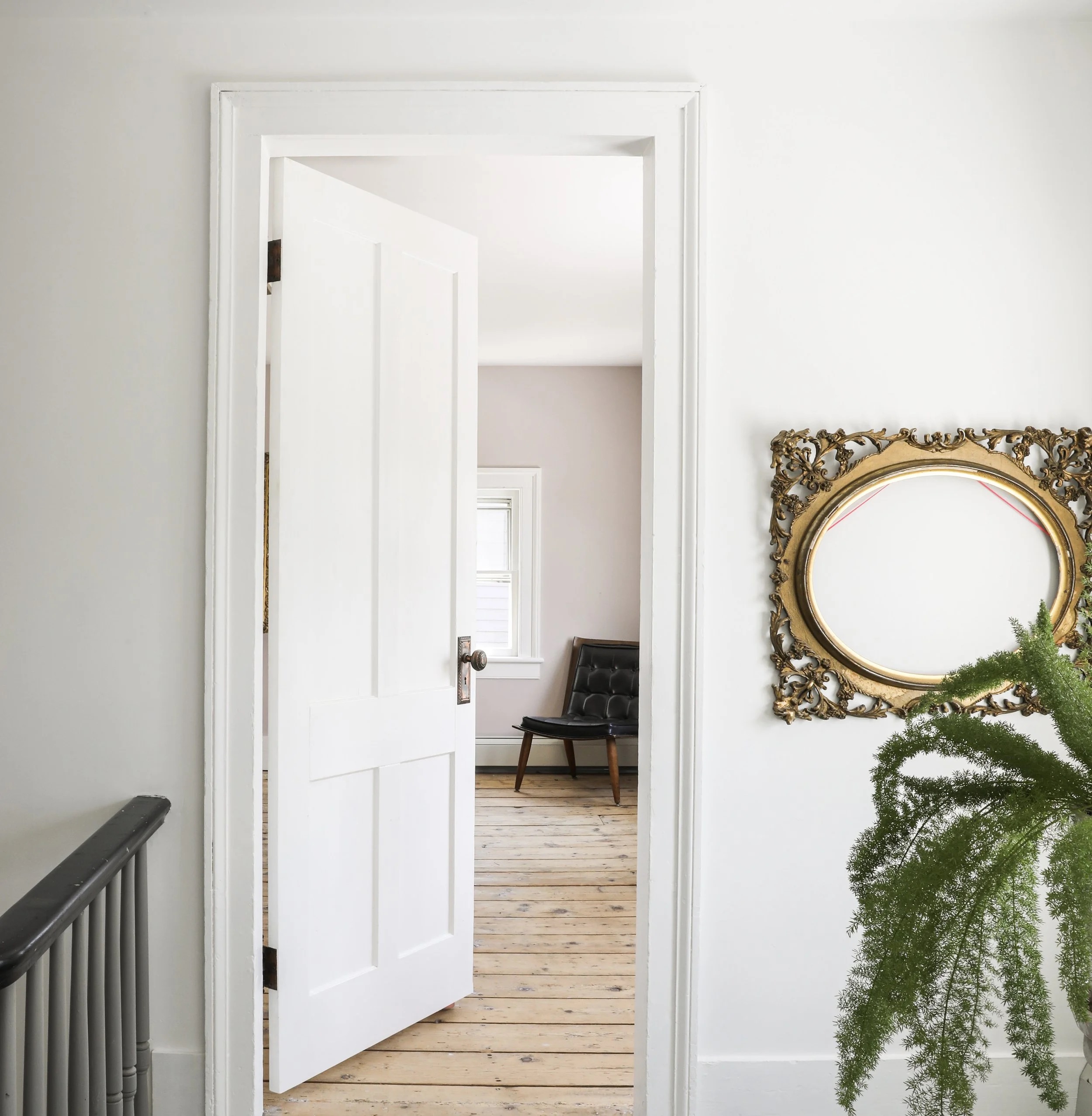 A characterful living space mixing eras and textures